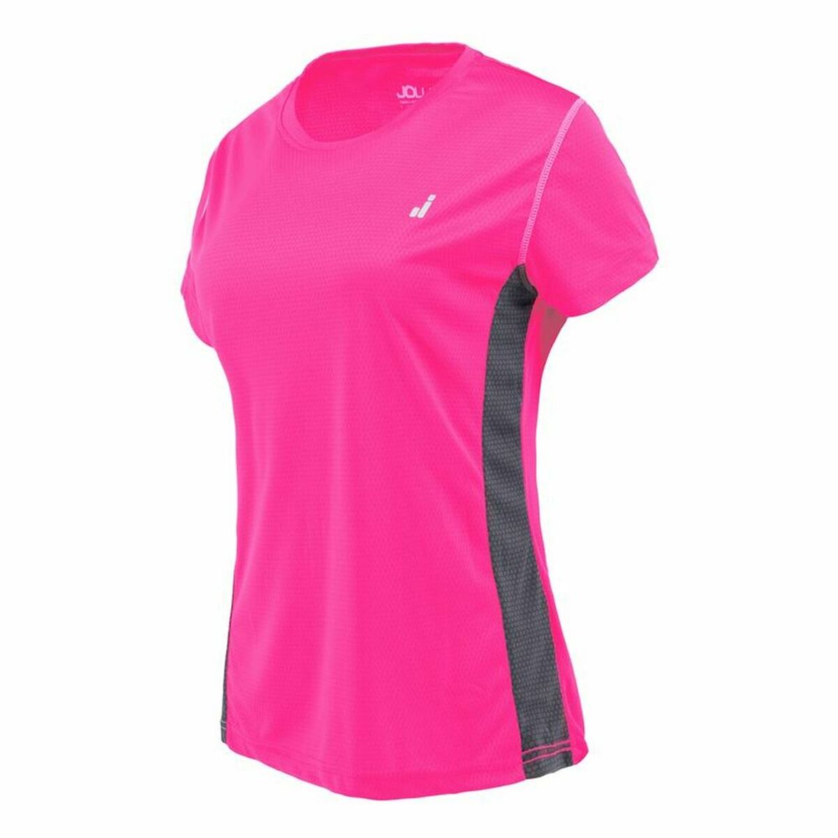 Short-sleeve Sports T-shirt Joluvi Ultra Fuchsia