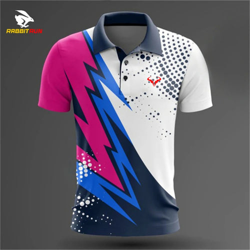 New Quick Drying Breathable Badminton Tennis Polo Shirt Golf Daily