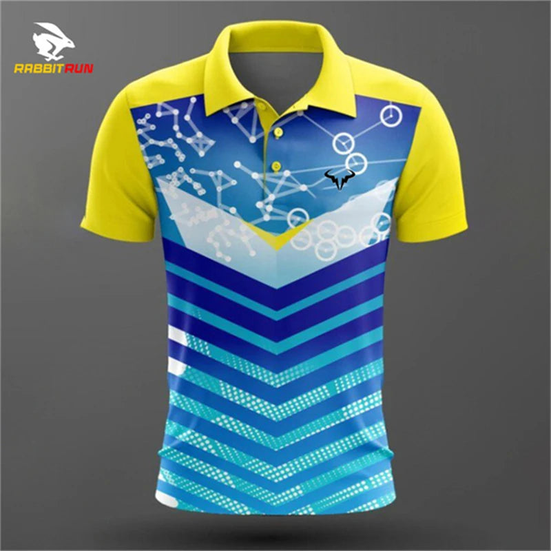 New Quick Drying Breathable Badminton Tennis Polo Shirt Golf Daily